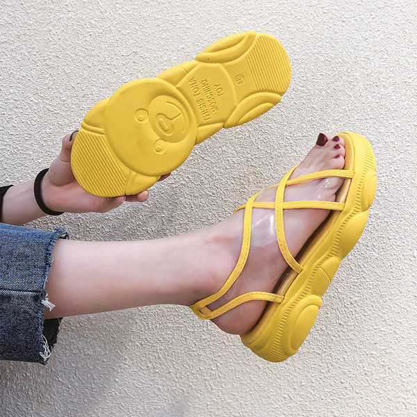 Нов модел дамски силиконови сандали в няколко цвята