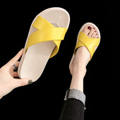 Ежедневни дамски чехли от еко кожа в четири цвята