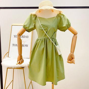 Rochie de vara dama cu maneci scurte in trei culori