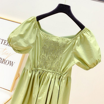 Rochie de vara dama cu maneci scurte in trei culori