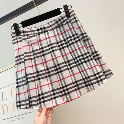 Fusta dama in carouri in trei culori