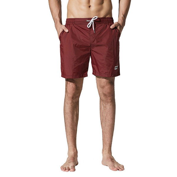 Costum de baie modern pentru bărbați cu buzunar și cravate în mai multe culori