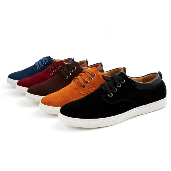 Tenisi casual barbati cu cravate in mai multe culori