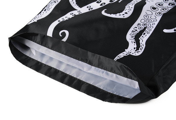 Costum de baie modern pentru bărbați în alb și negru cu cravate