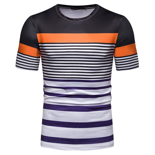 Tricou bărbătesc cu mâneci scurte în două culori