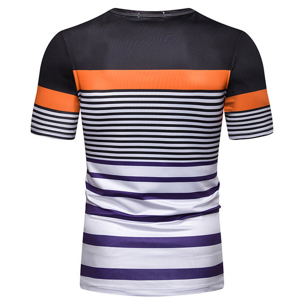 Tricou bărbătesc cu mâneci scurte în două culori