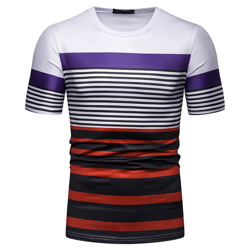 Tricou bărbătesc cu mâneci scurte în două culori