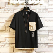 Tricou barbatesc model nou in trei culori cu buzunar