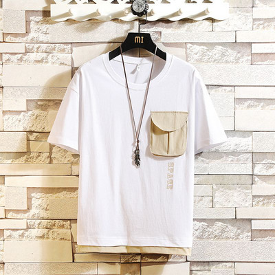 Tricou barbatesc model nou in trei culori cu buzunar