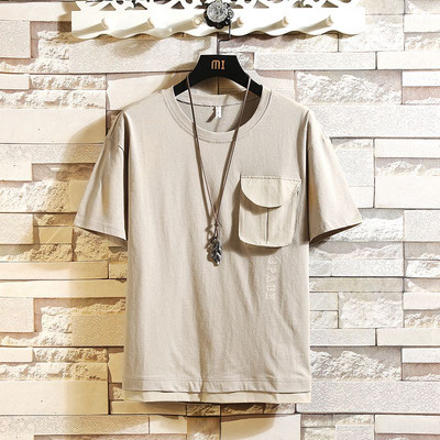 Tricou barbatesc model nou in trei culori cu buzunar