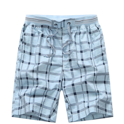 Pantaloni scurți pentru bărbați cu cravate și elastic în mai multe culori