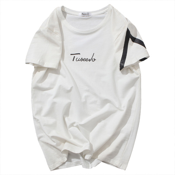 Tricou casual barbatesc in trei culori cu aplicatie