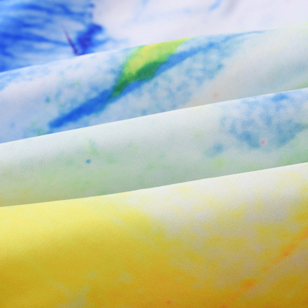 Pantaloni scurți de baie pentru bărbați cu șireturi de culoare irizată