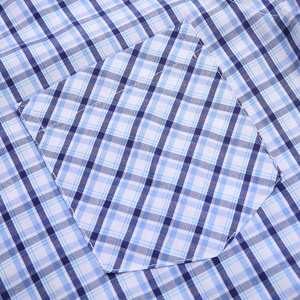 Cămașă modernă pentru bărbați cu mâneci scurte și guler clasic în trei culori