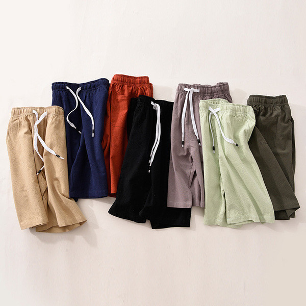 Pantaloni scurți moderni de vară cu cravate în mai multe culori