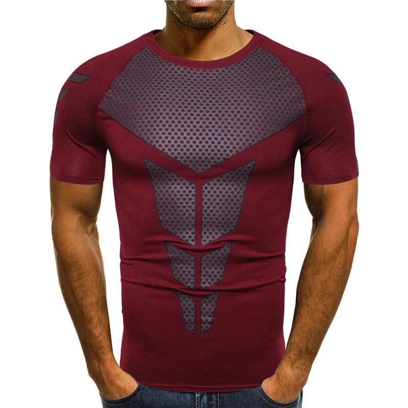 Tricou modern pentru bărbați cu mâneci scurte în patru culori