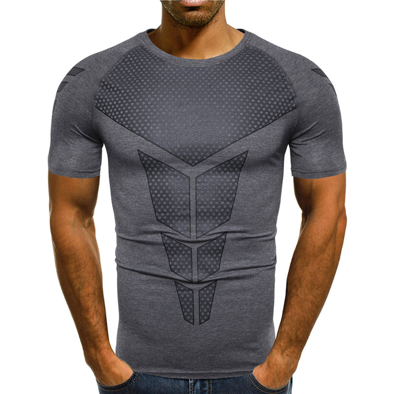 Tricou modern pentru bărbați cu mâneci scurte în patru culori