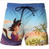 Costum de baie pentru barbati cu imprimeu color si cravate