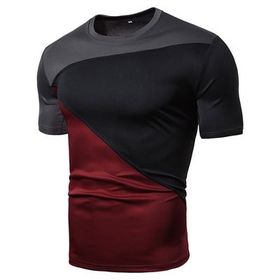 Men`s T-shirt with O-neck and short sleeves in several colors