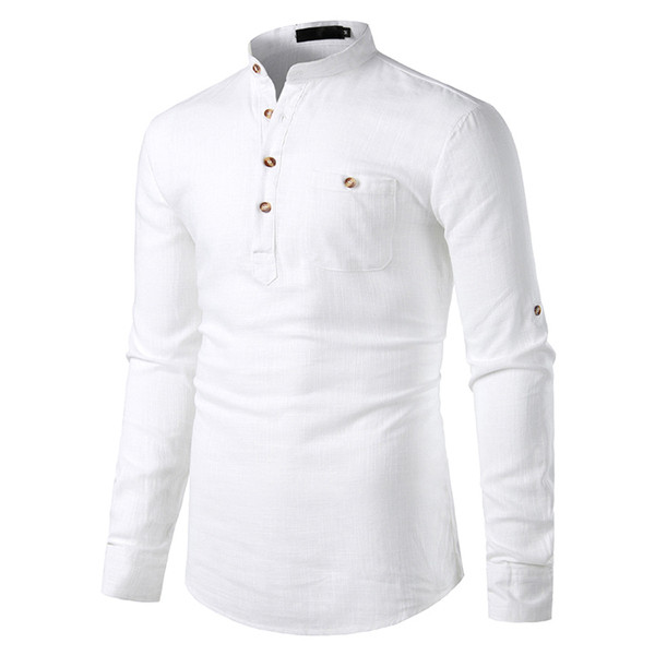 Cămașă bărbătească cu buzunar în trei culori