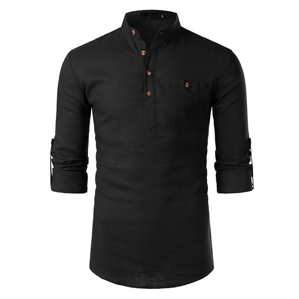 Cămașă bărbătească cu buzunar în trei culori
