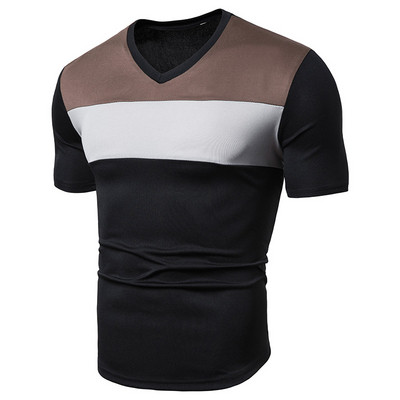 Tricou elegant pentru bărbați cu mâneci scurte în patru culori