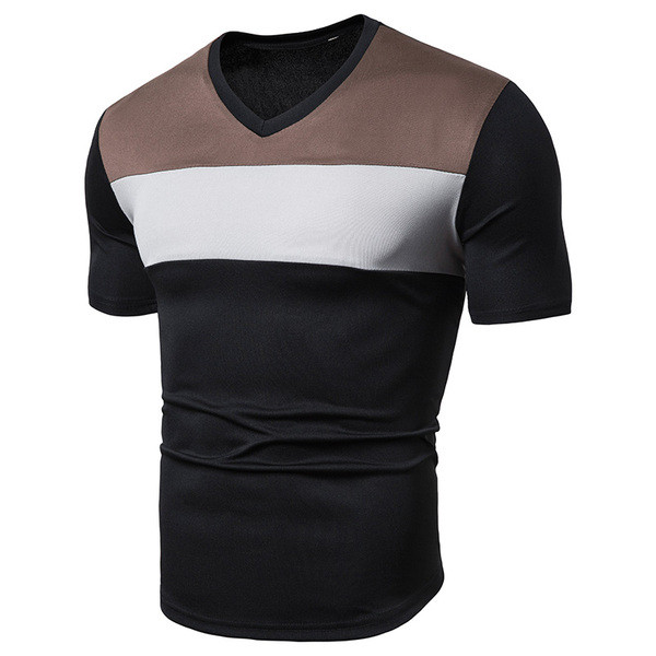 Tricou elegant pentru bărbați cu mâneci scurte în patru culori