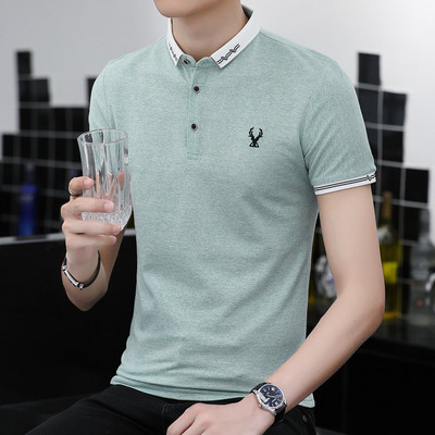 Tricou barbatesc actual in patru culori cu broderie