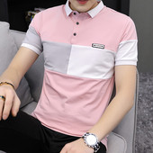 Tricou barbatesc model nou in trei culori cu nasturi si guler