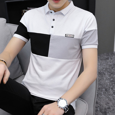 Tricou barbatesc model nou in trei culori cu nasturi si guler