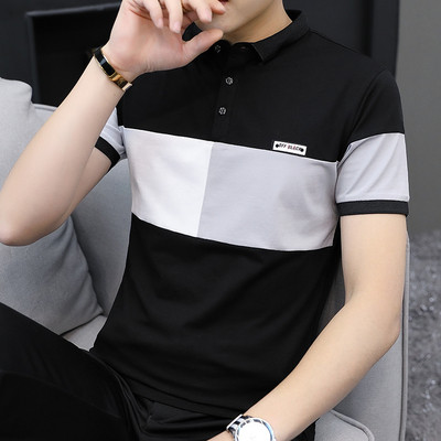 Tricou barbatesc model nou in trei culori cu nasturi si guler