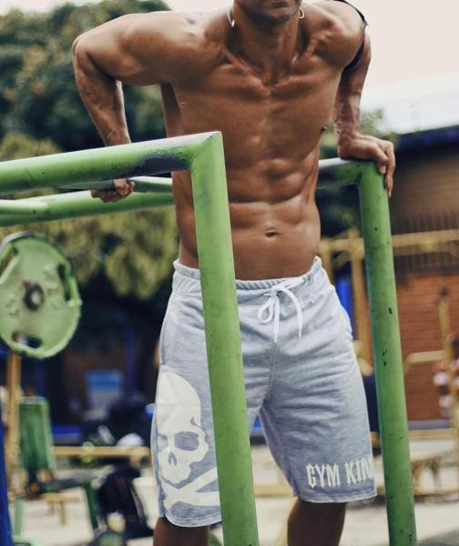 Pantaloni casual barbatesti cu cravate si elastic in trei culori