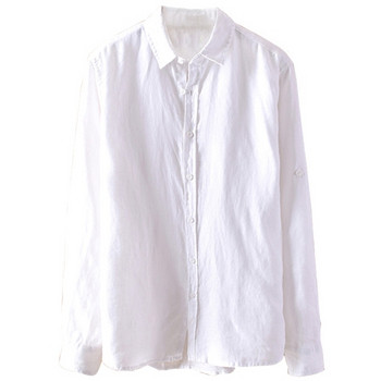 Мъжка риза изчистен модел с дълги ръкави в няколко цвята