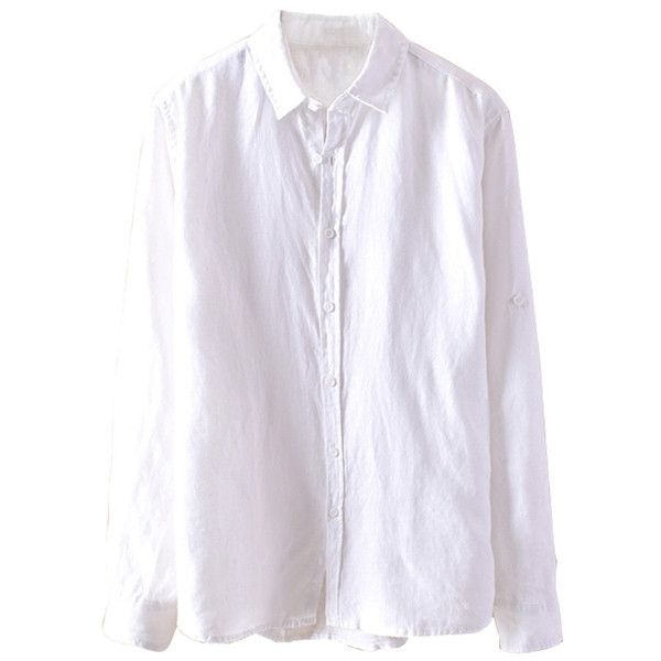 Мъжка риза изчистен модел с дълги ръкави в няколко цвята