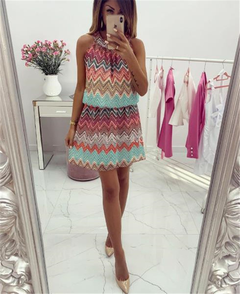 Rochie moderna de dama cu decolteu O in culoare irizata