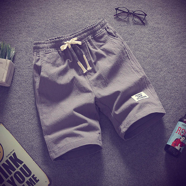 Pantaloni scurti casual cu cravate in mai multe culori