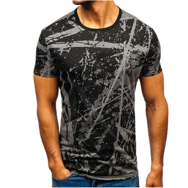 Tricou bărbătesc cu mâneci scurte în trei culori