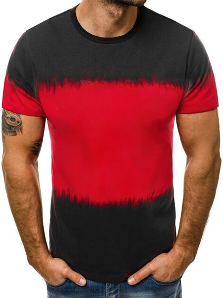 Tricou casual barbatesc cu maneca scurta in mai multe culori