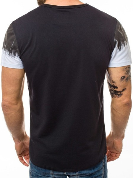 Tricou casual barbatesc cu maneca scurta in mai multe culori