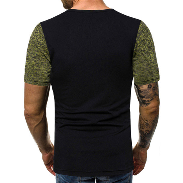 Tricou bărbătesc cu mâneci scurte în două culori