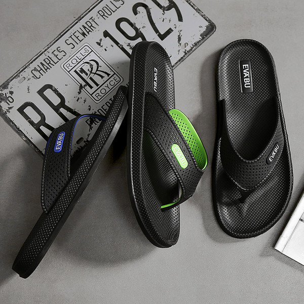 Papuci casual barbatesti prin degete potriviti pentru patrat in trei culori