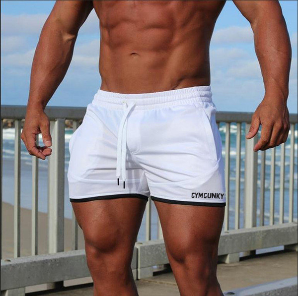 Sport férfi rövidnadrág elasztikus derékkal, több színben