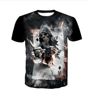 Tricou casual barbatesc cu diverse aplicatii