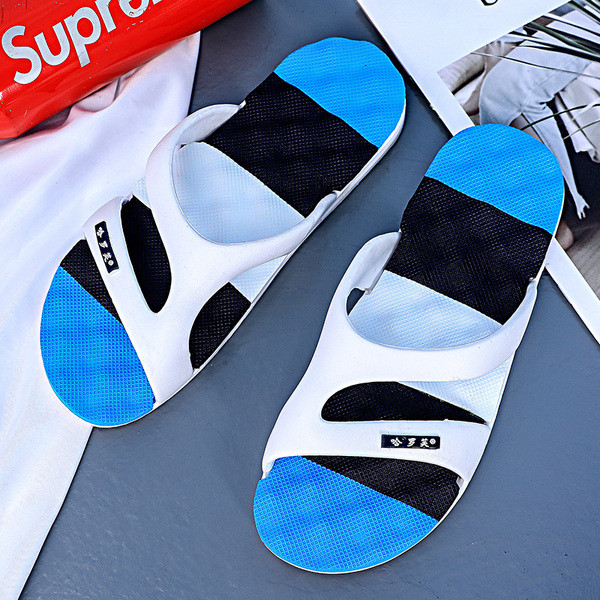 Papuci casual barbatesti potriviti pentru plaja in doua culori