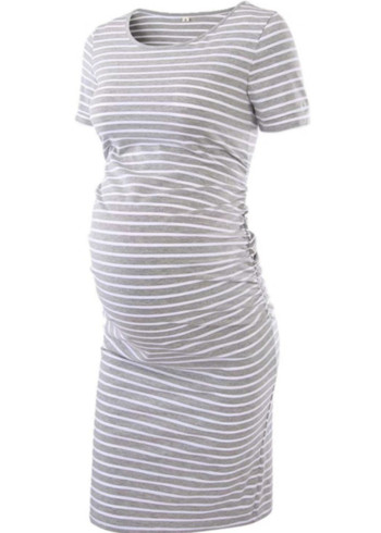Ежедневна дамска рокля за бременни жени в няколко цвята 