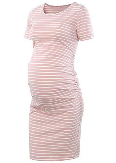 Ежедневна дамска рокля за бременни жени в няколко цвята 