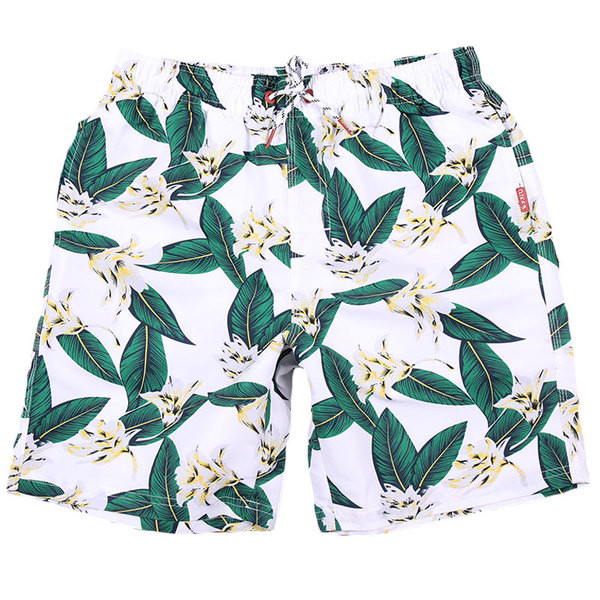 Pantaloni scurți moderni pentru bărbați cu model floral potriviti pentru înot