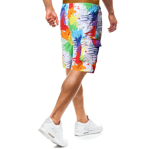 Pantaloni scurti de plajă colorați pentru bărbați