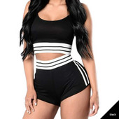 Спортен  дамски комплект от две части в три цвята 