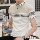 Tricou barbat model nou - in trei culori cu nasturi